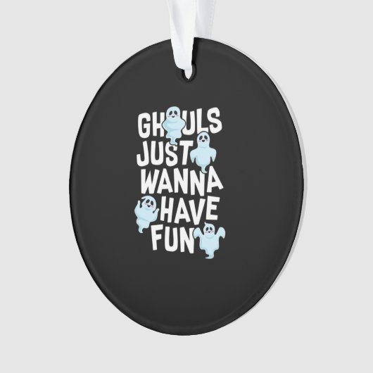 Ghouls veut juste s'amuser amusant et conception m (devant)