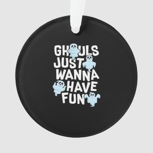 Ghouls veut juste s'amuser amusant et conception m (devant)