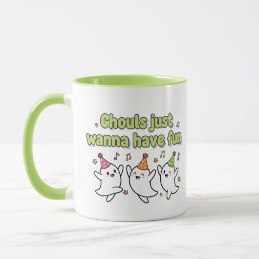 Ghouls veut juste s'amuser Halloween Mug (Gauche)
