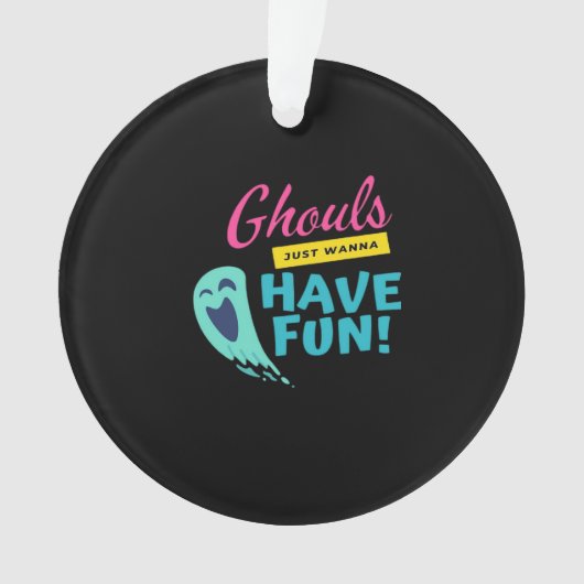 Ghouls veut juste s'amuser - Halloween Vibe d'auto (devant)