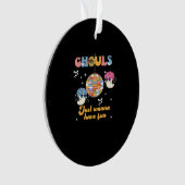 Ghouls veut juste s'amuser Retro Halloween Super (devant)