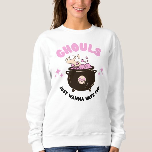 Ghouls veut s'amuser Sweatshirt d'Halloween (Devant)