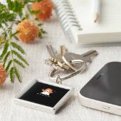 Ghouls wil gewoon een Fun Funny Halloween hebben Sleutelhanger (Zijkant)