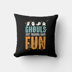 Ghouls wil gewoon een grappige halloween kostuum h kussen