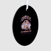 Ghouls wil gewoon een vun Retro Halloween kostuum  Ornament (voorkant)