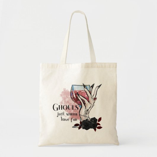 Ghouls wil gewoon Fun Halloween hebben Tote Bag (Voorkant)