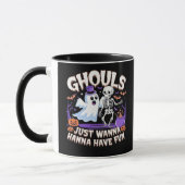 Ghouls wil gewoon plezier hebben Basic & Quote Mok (Links)