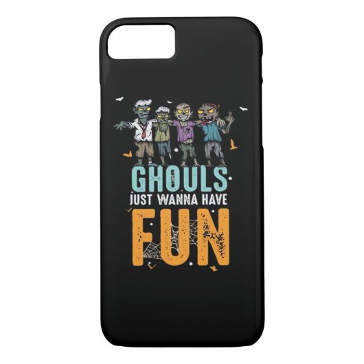 Ghouls wil gewoon plezier hebben grappige zombies Case-Mate iPhone case (Achterkant)
