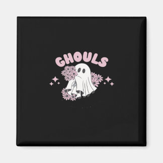 Ghouls wil gewoon plezier hebben Halloween Art Bas Magneet
