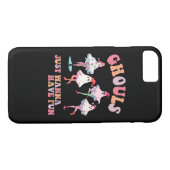 Ghouls wil gewoon plezier hebben retro Halloween K Case-Mate iPhone Case (Achterkant (Horizontaal))