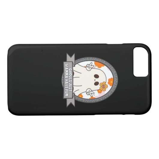 Ghouls wil gewoon plezier luiaard Halloween Case-Mate iPhone Case (Achterkant (Horizontaal))