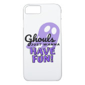 Ghouls wil gewoon plezier luiaard Halloween Case-Mate iPhone Case (Achterkant)