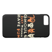 Ghouls wil gewoon plezier luiaard Halloween Case-Mate iPhone Case (Achterkant (Horizontaal))