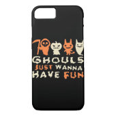 Ghouls wil gewoon plezier luiaard Halloween Case-Mate iPhone Case (Achterkant)