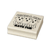 Ghouls wil gewoon vun ghost hebben 	rubberstempel (Stempel)