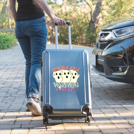 Ghouls wil gewoon vun ghost hebben sticker (Koffer Insitu)