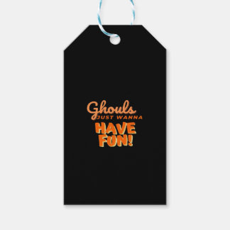 Ghouls wil gewoon vun hebben cadeaulabel