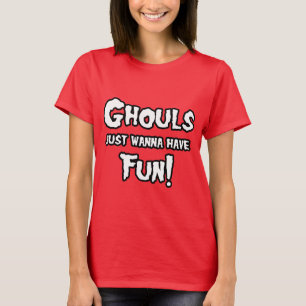 GHOULS WIL GEWOON VUN HEBBEN T-SHIRT