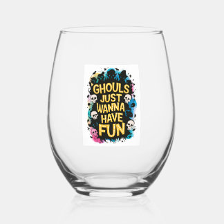 Ghouls wil gewoon vun hebben wijnglas zonder voet