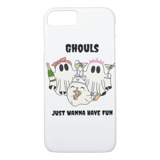 Ghouls willen gewoon een leuk basisontwerp hebben Case-Mate iPhone case (Achterkant)