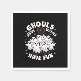 Ghouls willen gewoon een leuk basisontwerp hebben servet