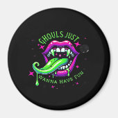 Ghouls willen gewoon een leuk boo-tiful ontwerp he magneet (Voorkant)