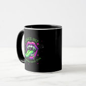 Ghouls willen gewoon een leuk boo-tiful ontwerp he mok (Voorkant links)