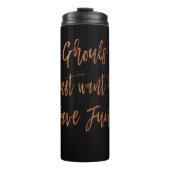 Ghouls willen gewoon een leuk Halloween-script heb Thermosbeker (Voorkant)