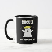 Ghouls willen gewoon een leuk retro-ontwerp hebben mok (Links)