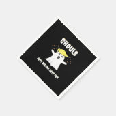 Ghouls willen gewoon een leuk retro-ontwerp hebben servet (Hoek)