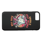 Ghouls willen gewoon een leuke retro disco hebben Case-Mate iPhone case (Achterkant (Horizontaal))