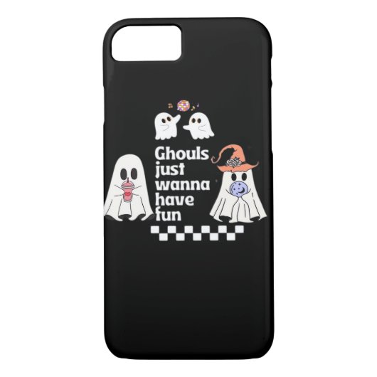 Ghouls willen gewoon leuke herfstvibes hebben Case-Mate iPhone case (Achterkant)