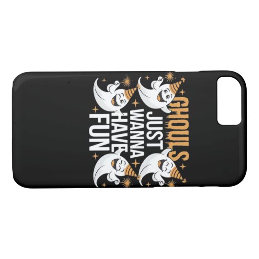 Ghouls willen gewoon leuke herfstvibes hebben Case-Mate iPhone case (Achterkant (Horizontaal))