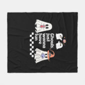 Ghouls willen gewoon leuke herfstvibes hebben fleece deken (Voorkant (Horizontaal))