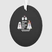 Ghouls willen gewoon leuke herfstvibes hebben ornament (voorkant)