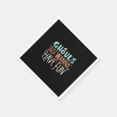 Ghouls willen gewoon leuke luiaard vibes hebben servet (Hoek)