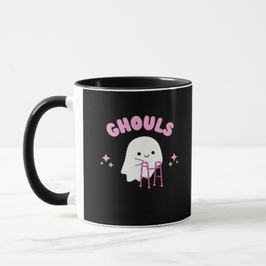 Ghouls willen gewoon plezier hebben Funny & Sloth Mok (Links)