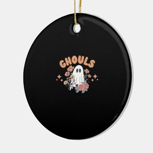 Ghouls willen gewoon plezier hebben Halloween Art Keramisch Ornament (Links)