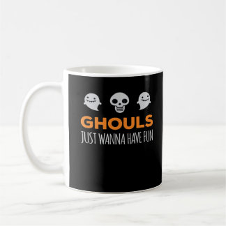 Ghouls willen gewoon plezier hebben in de herfst e koffiemok