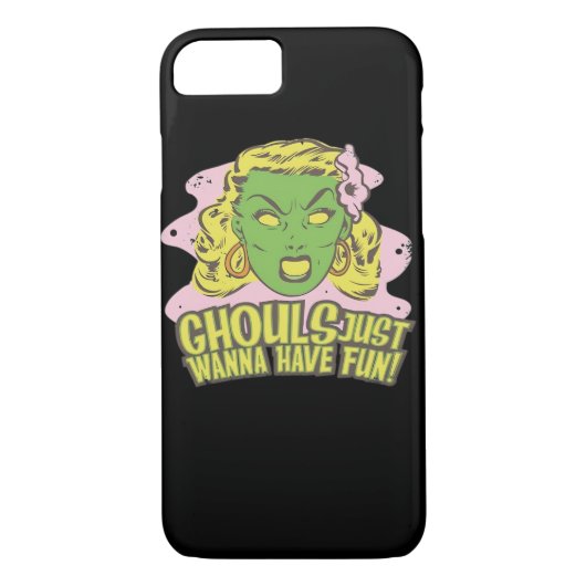 Ghouls willen gewoon plezier hebben luie luiaard Case-Mate iPhone case (Achterkant)