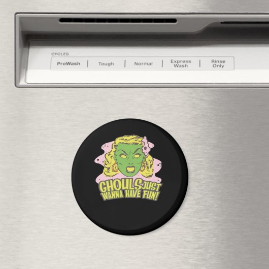 Ghouls willen gewoon plezier hebben luie luiaard magneet (Insitu (Vaatwasser))