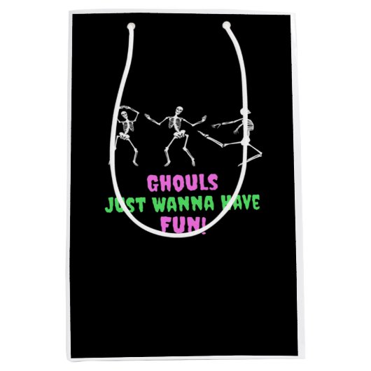 Ghouls willen gewoon plezier hebben luie luiaard medium cadeauzakje (Voorkant)