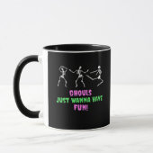 Ghouls willen gewoon plezier hebben luie luiaard mok (Links)