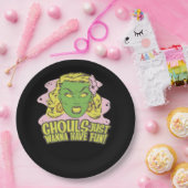 Ghouls willen gewoon plezier hebben luie luiaard papieren bordje (Feest)