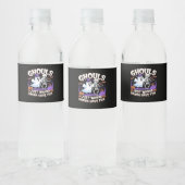 Ghouls willen gewoon plezier hebben luie luiaard waterfles etiket (Flessen)