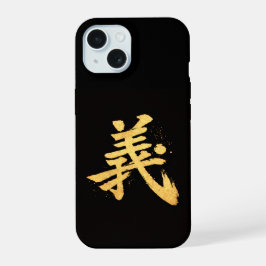 Gi (義) – One of the Seven Virtues of Bushidō Slim  iPhone 15 Hoesje