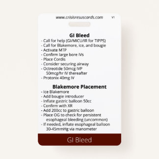 GI Bleed Badge