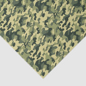 GI Camouflage Militaire Soldaat Celebration Party Tissuepapier (Detail)