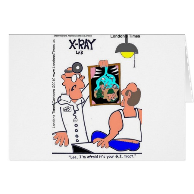 GI Tract Funny Gastro-intestinal Cadeaux Médicales (Devant horizontal)