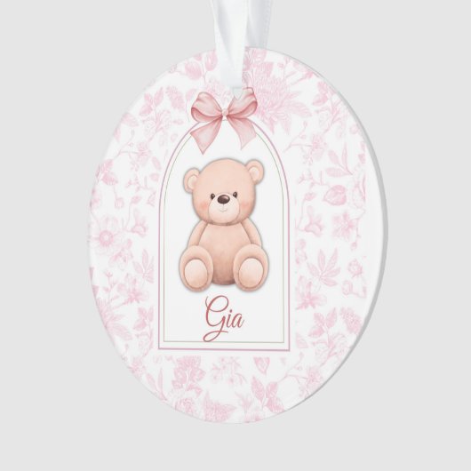 Gia | Conception personnalisée d'ours en peluche r (devant)